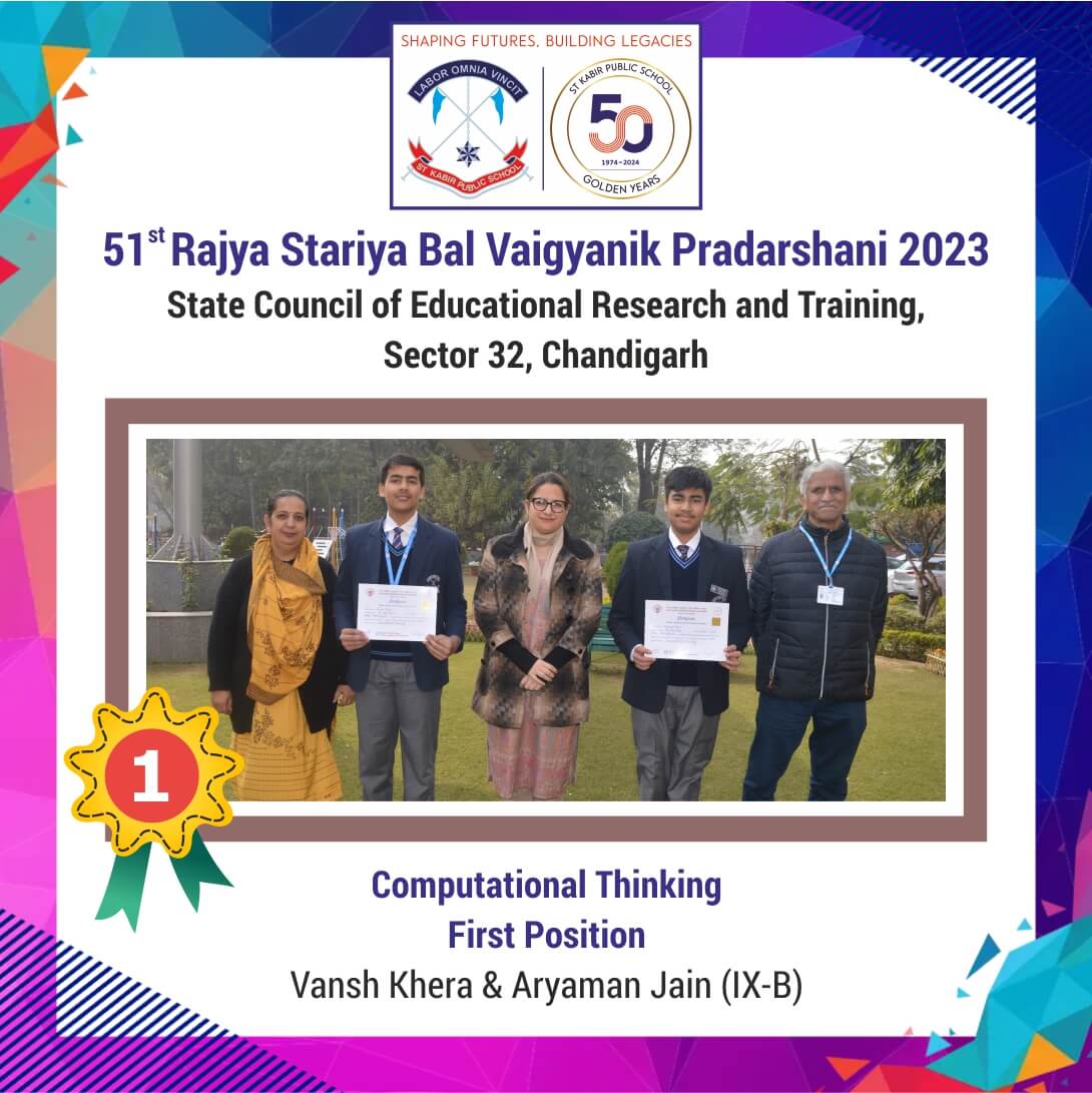 51st Rajya Stariya Bal Vaigyanik Pradarshani 2023