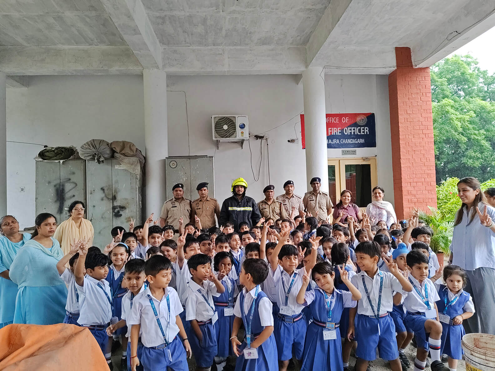 Visit to Fire Station-LKG