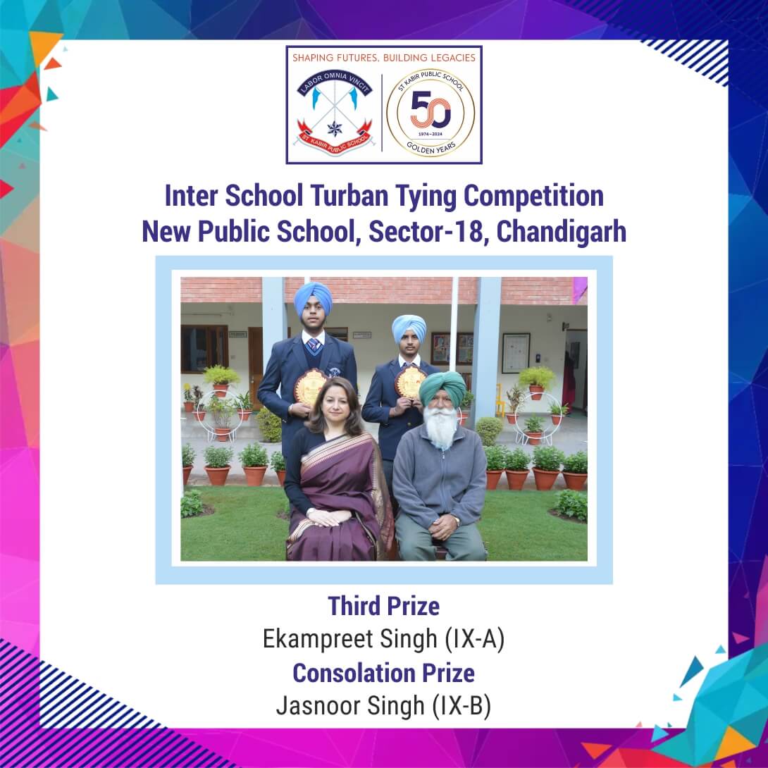 INTER SCHOOL TURBAN TYING COMPETITION