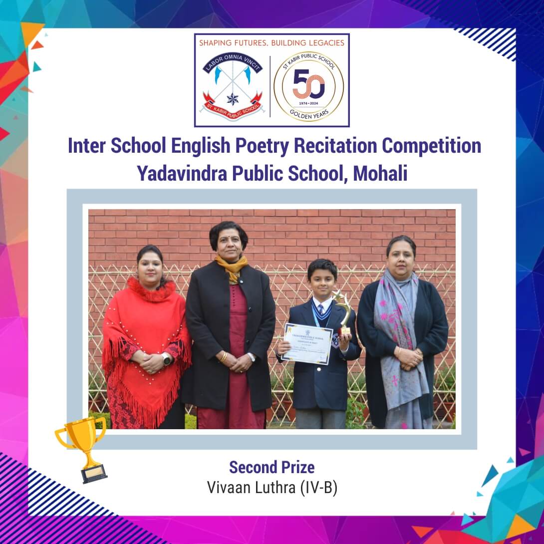 Inter School English Poetry Recitation Competition