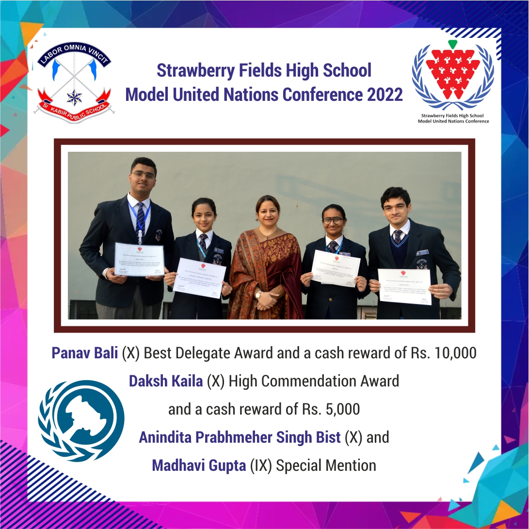 MUN-Strawberry Fields High School, Chandigarh