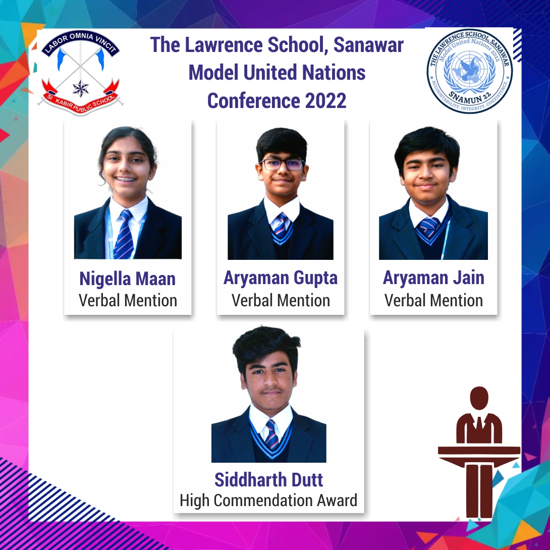 MUN -The Lawrence School, Sanawar