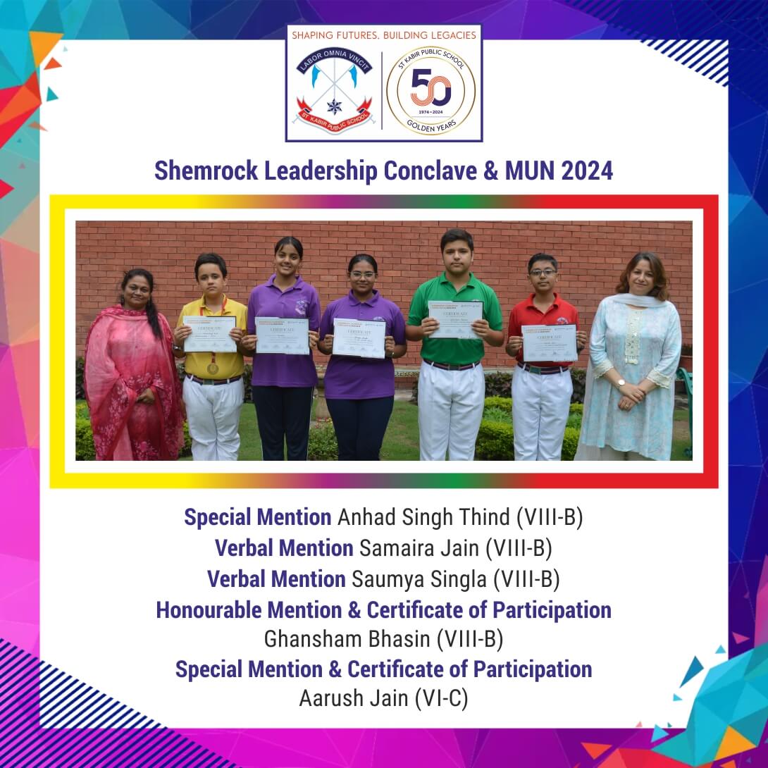 Shemrock Leadership Conclave & MUN 2024