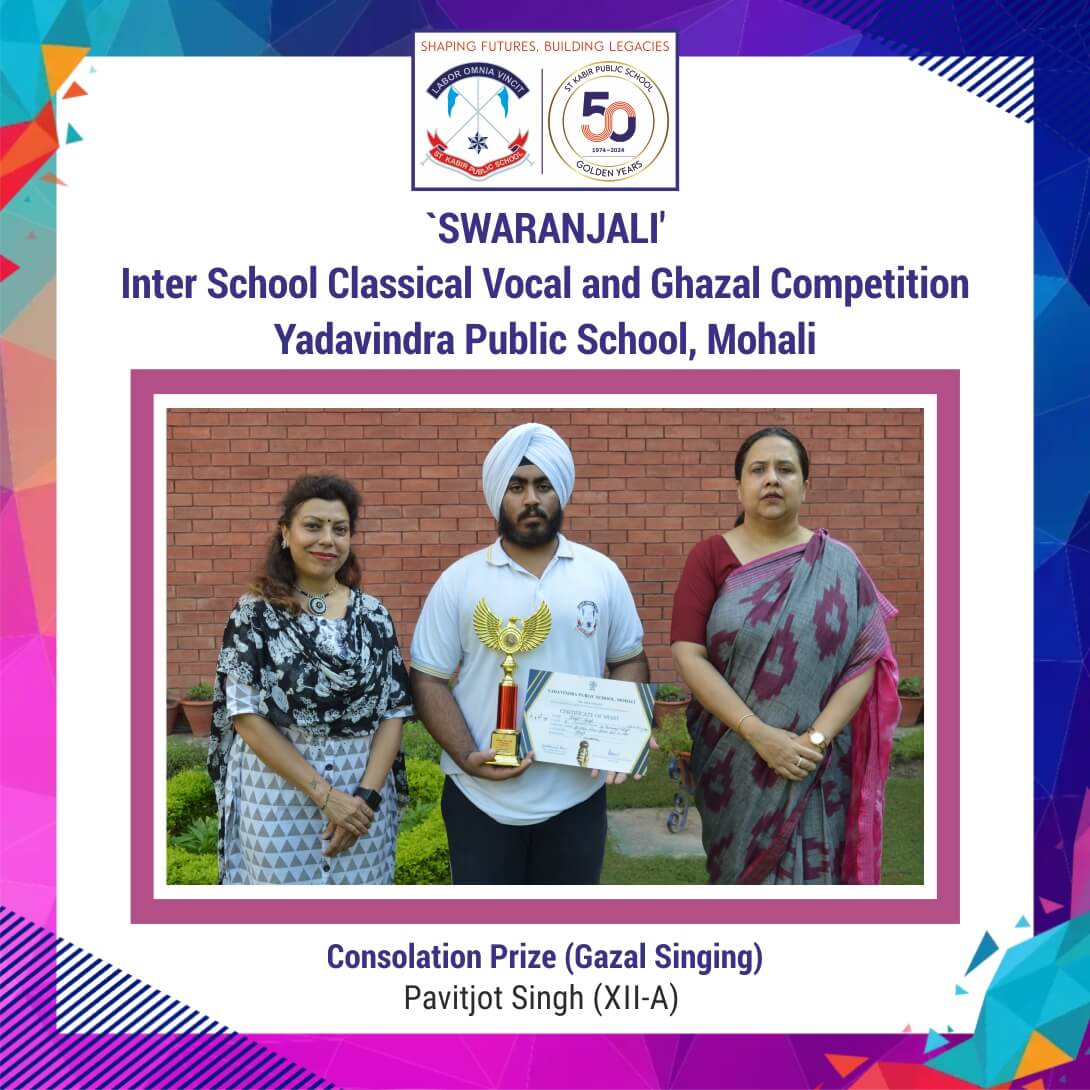 `Swaranjali'- Inter School Classical Vocal and Ghazal Competition
