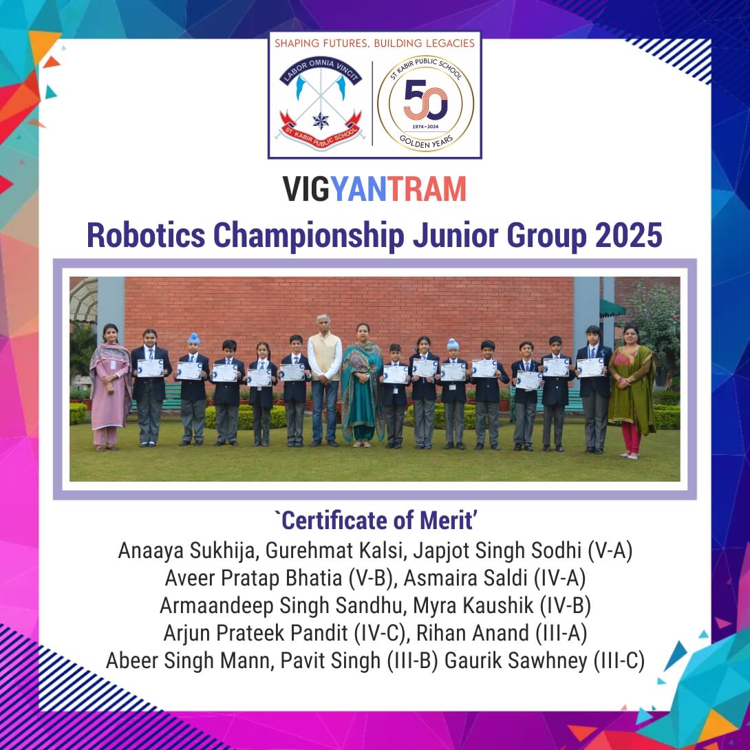 VIGYANTRAM-Robotics Championship Junior Group 2025